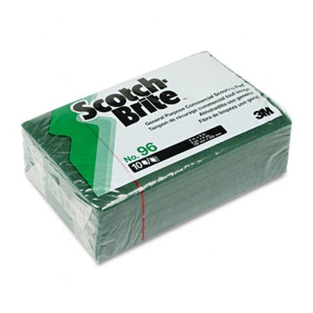 Scotch-Brite Commercial Scouring Pad- 6 x 9- 10/Pack SC33225